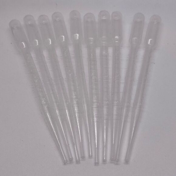 NWT 10 Clear Plastic Pipettes for Crafting - Picture 5 of 7